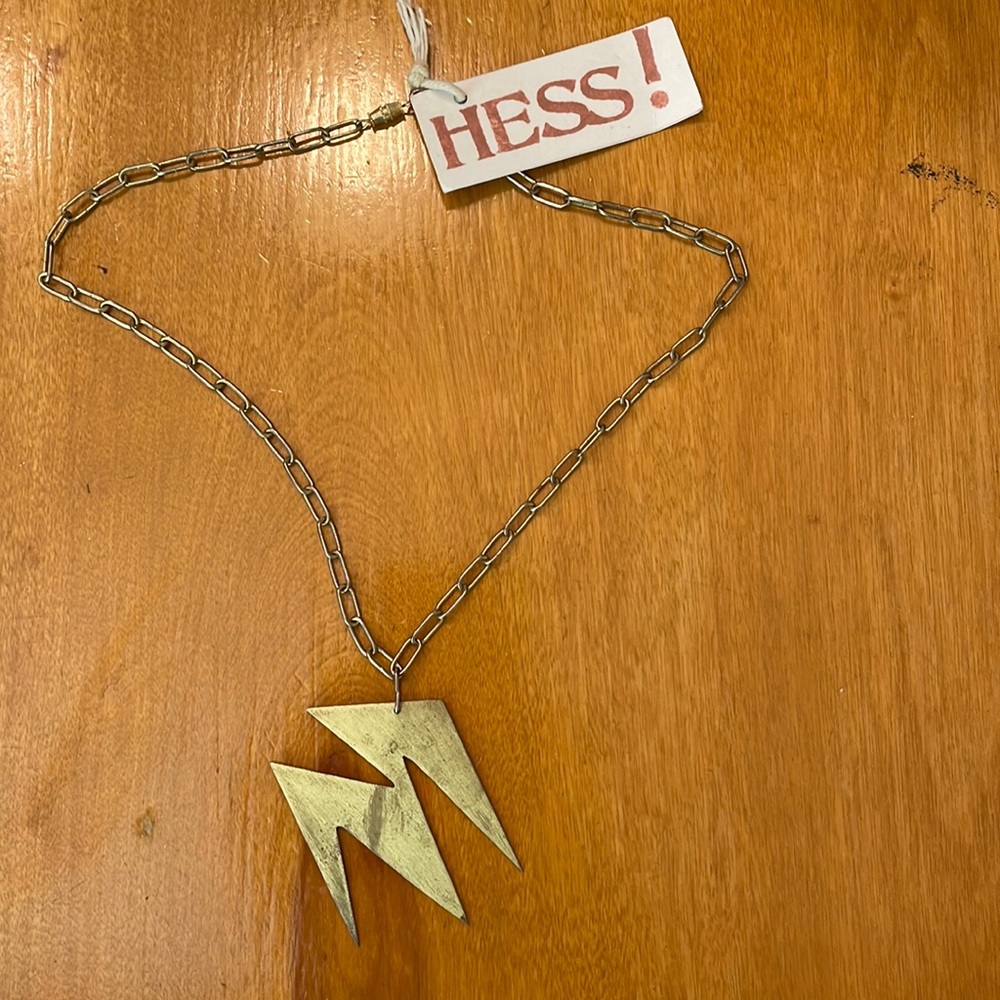 Handmade brass necklace